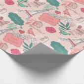 Paris Geschenkpapier (Ecke)
