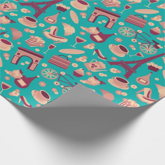 Paris Geschenkpapier (Ecke)
