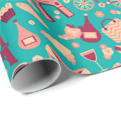 Paris Geschenkpapier (Rolleneckpunkt)