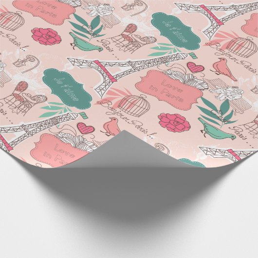 Paris Geschenkpapier (Ecke)
