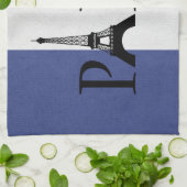 Paris Geschirrtuch (Gefaltet)