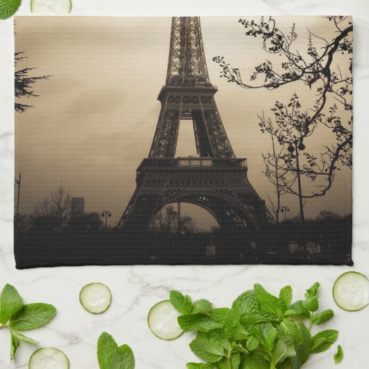 Paris Geschirrtuch (Gefaltet)