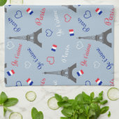 Paris Geschirrtuch (Gefaltet)