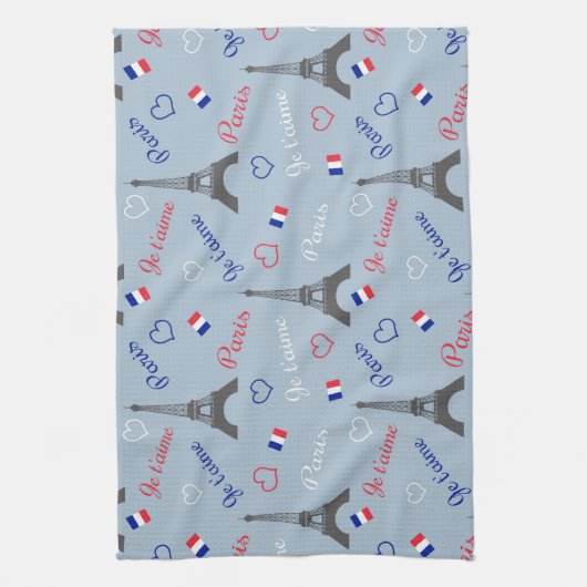 Paris Geschirrtuch (Vertikal)