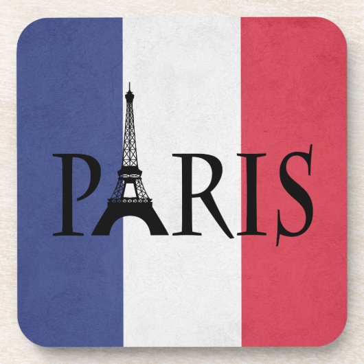 Paris Getränkeuntersetzer (Vorderseite)