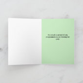 Paris gewinnt Glückwunschkarte Dankeskarte (Innenseite)