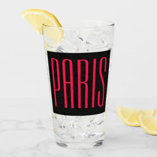 Paris Glas (Vorderseite Ice)