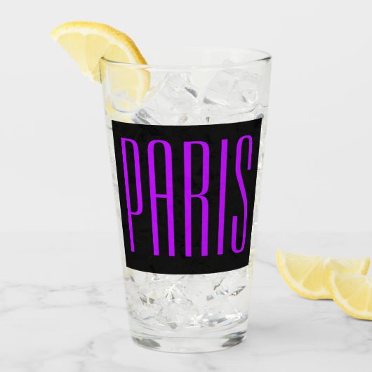 Paris Glas (Vorderseite Ice)