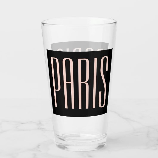 Paris Glas (Rückseite)