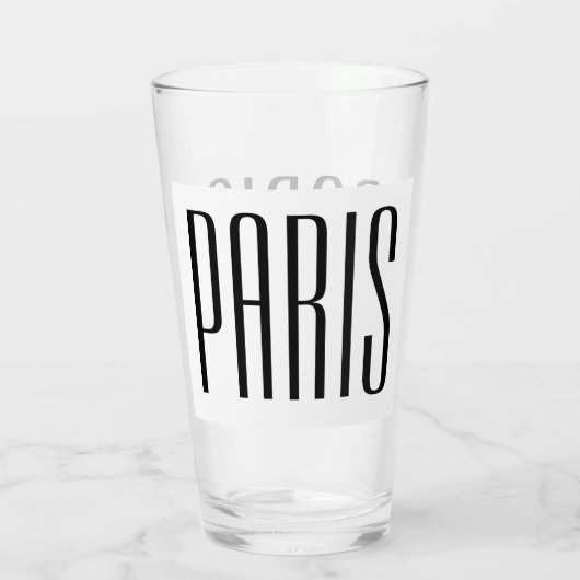 Paris Glas (Rückseite)