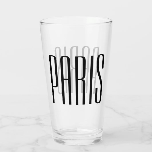 Paris Glas (Rückseite)
