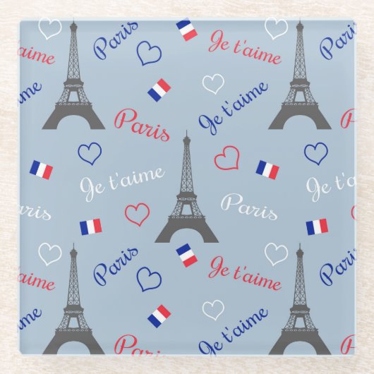 Paris Glasuntersetzer (Vorderseite)