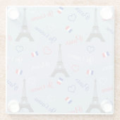 Paris Glasuntersetzer (Rückseite)