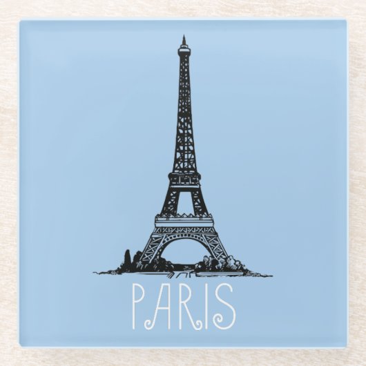 Paris Glasuntersetzer (Vorderseite)