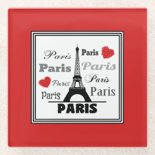 Paris Glasuntersetzer