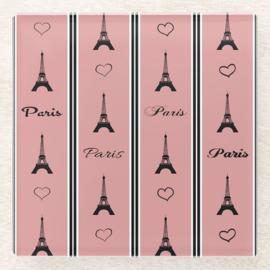 Paris Glasuntersetzer (Vorderseite)