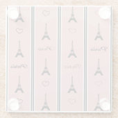 Paris Glasuntersetzer (Rückseite)