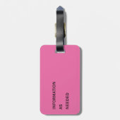 Paris-Glitzern-Gepäck-Umbau Gepäckanhänger (Rückseite vertikal)