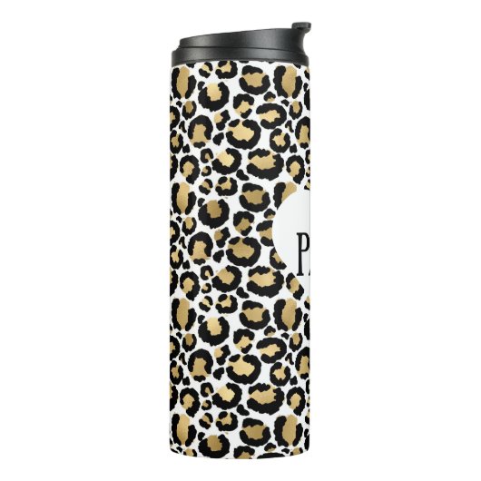 Paris Gold Leopard Thermosbecher (Nach links gedreht)