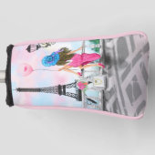 Paris Golf Head Cover Geschenk mit Eiffelturm Headcover (Vorderseite)