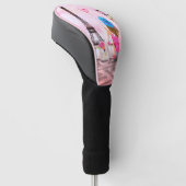 Paris Golf Head Cover Geschenk mit Eiffelturm Headcover (angewinkelt)