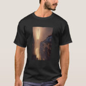 Paris Gothic City Dark Academia Goth Fantasy T-Shirt (Vorderseite)