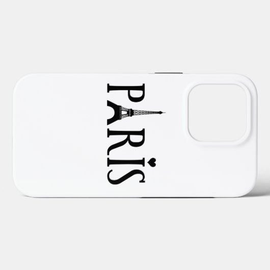 Paris - Grafik Case-Mate iPhone Hülle (Rückseite (Horizontal))