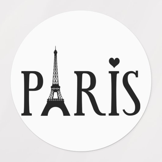 Paris - Grafik Etiketten (Design 1)