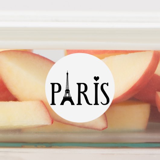 Paris - Grafik Etiketten (Befestigt)