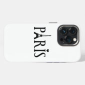 Paris - Grafik iPhone Hülle (Rückseite (Horizontal))