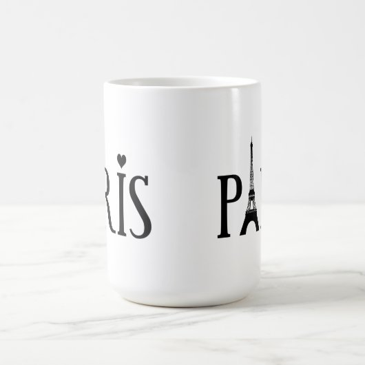Paris - Grafik Kaffeetasse (Mittel)