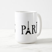 Paris - Grafik Kaffeetasse (VorderseiteRechts)