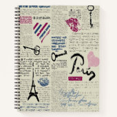 Paris-Grafik Notizbuch (Vorderseite)