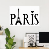 Paris - Grafik Poster (Heimbüro)