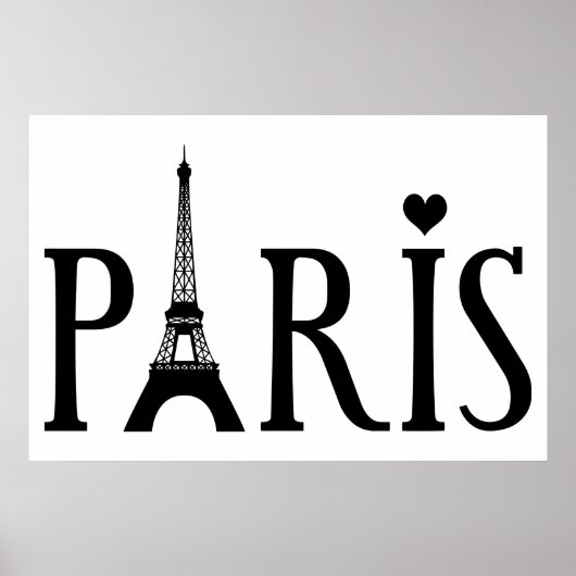 Paris - Grafik Poster (Vorne)