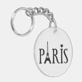 Paris - Grafik Schlüsselanhänger (Vorderseite links)