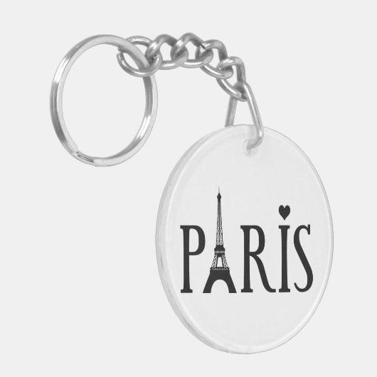 Paris - Grafik Schlüsselanhänger (Vorderseite links)