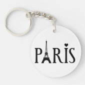 Paris - Grafik Schlüsselanhänger (Vorderseite)