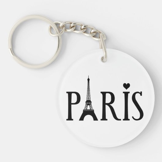 Paris - Grafik Schlüsselanhänger (Vorderseite)
