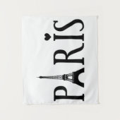 Paris - Grafik Wandteppich (Vorderseite)