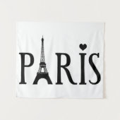 Paris - Grafik Wandteppich (Vorderseite (Horizontal))