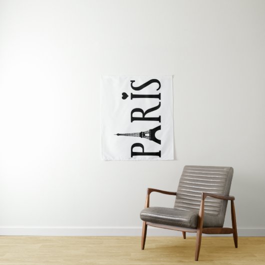 Paris - Grafik Wandteppich (Beispiel)