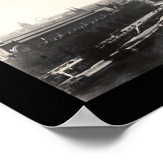 Paris Grand Panorama Foto 1909 Poster (Ecke)