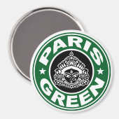 Paris Green Durga Magnet (Vorderseite/Rückseite)