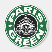 Paris Green Durga Magnet (Vorne)