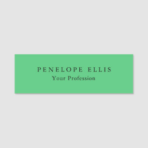 Paris Green Einzigartig Original Classic Beruflich Namensschild