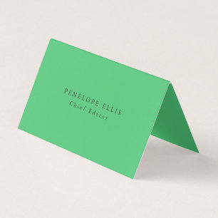 Paris Green Einzigartig Original Klassisch Profess Visitenkarten