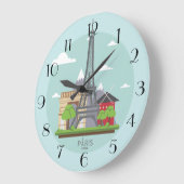 Paris Große Wanduhr (Winkel)