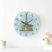 Paris Große Wanduhr (Zuhause)