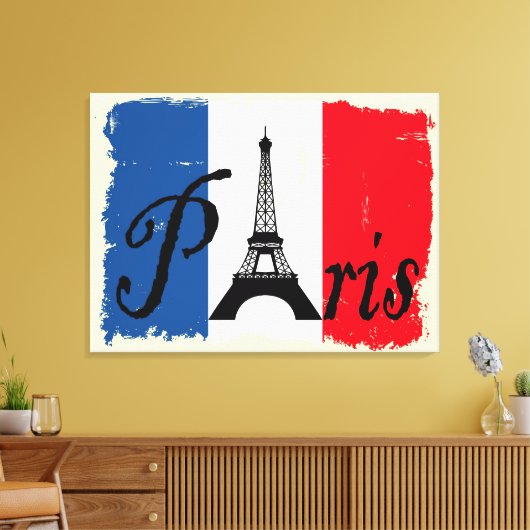 Paris grunge leinwanddruck (Insitu (Wohnzimmer))